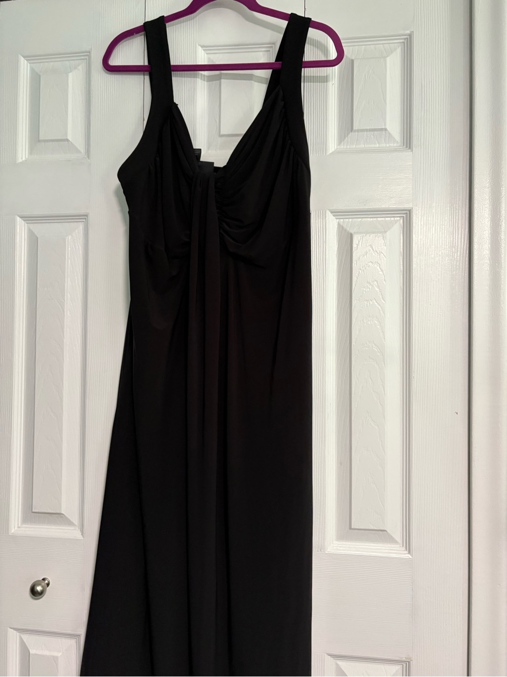 Classic Black Sleeveless Maxi Dress Size 1x